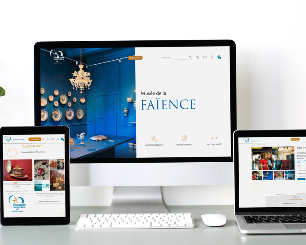 PrestaShop d'un musée : réservation en ligne, créneaux de visites, ticket en ligne... pour le Musée de la Faïence de Moustiers-Sainte-Marie