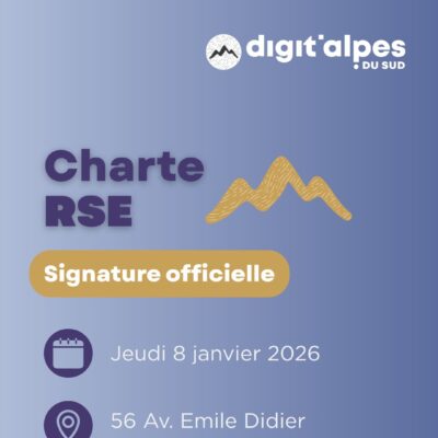 Digit&rsquo;Alpes du Sud s&rsquo;engage sur la RSE