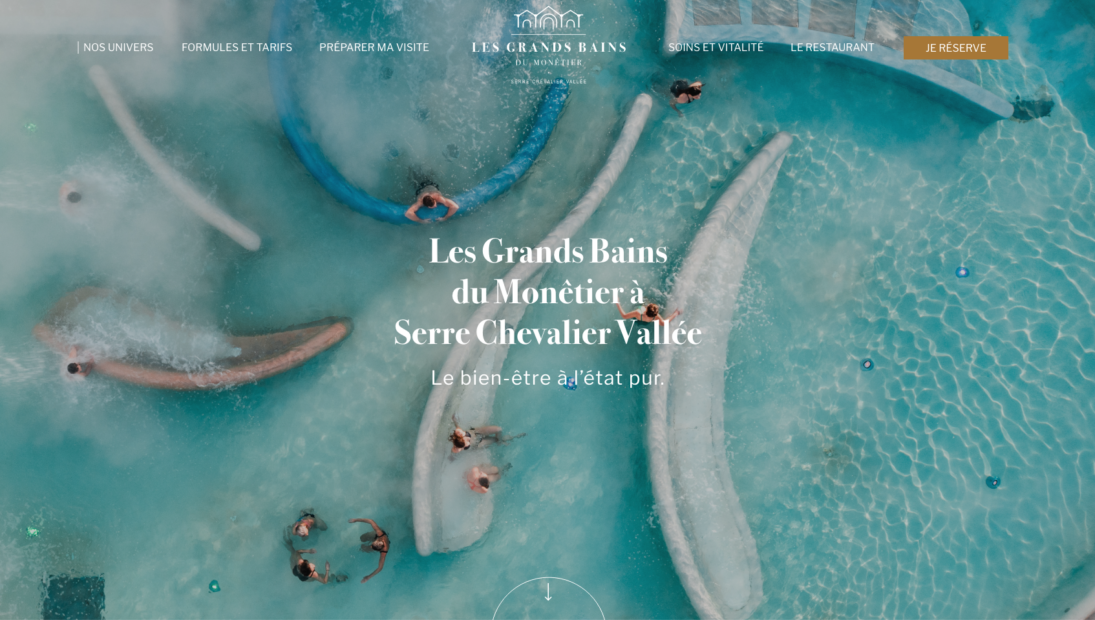 Image issue du site web des grands Bains du Monêtier